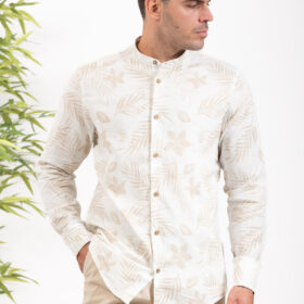 Λινό Πουκάμισο Vittorio 800-24-012 Beige