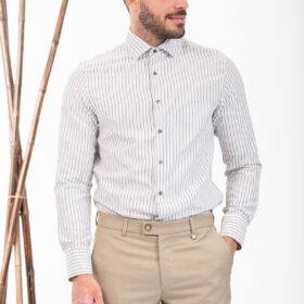Πουκάμισο Vittorio 800-24-018 Beige