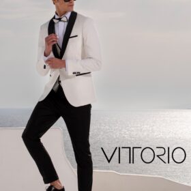 Κοστούμι Γαμπριάτικο Vittorio 100-24-Smokin Zakar Off White
