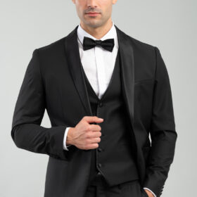 Κοστούμι Γαμπριάτικο Vittorio 100-2324-SMOKIN Black