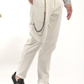 Παντελόνι Vittorio 500-23-VARESE Off White