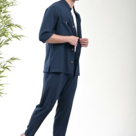 Overshirt Vittorio 300-23-BIANCO Blue