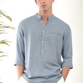 Ποuκάμισο Vittorio 800-23-3002 Indigo