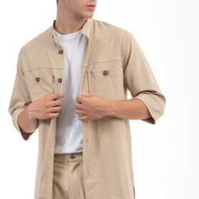 Overshirt Vittorio 300-23-BIANCO-2 Beige