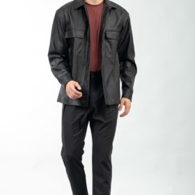 Overshirt Eco Leather 300-2324-JIMY Black