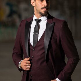 Wedding Suit Vittorio PRINCE 000219 Bordeaux