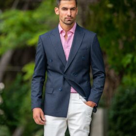 Σακάκι Σταυρωτό Vittorio 900-22-SICILY Blue