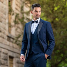 Κοστούμι Γαμπριάτικο Vittorio 100-22-PROMO BW Blue
