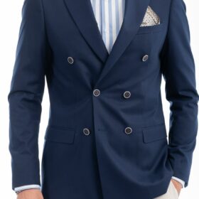 Σακάκι Σταυρωτό Vittorio 900-22-Firenze Blue