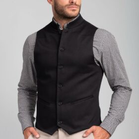 Γιλέκο Vittorio 1100-2223-ALTO Black