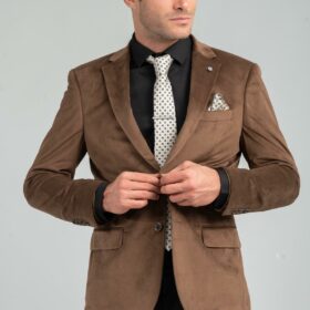 Σακάκι Vittorio 900-2223-VELVET Brown
