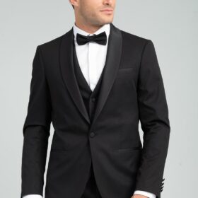 Κοστούμι Γαμπριάτικο Vittorio 100-2223-SMOKIN Black