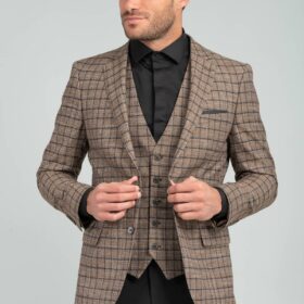 Σετ-Σακάκι Γιλεκο 1400-2122-DIGIO Taba