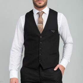 Γιλέκο Vittorio 1100-2223-TREVIO Black