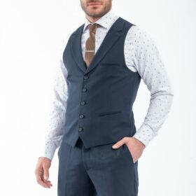 Γιλέκο Vittorio 1100-23-DIVERSO Blue