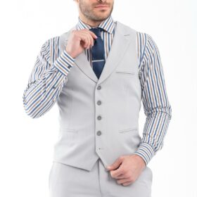 Γιλέκο Vittorio 1100-23-DIVERSO Grey