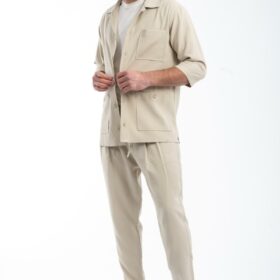 Overshirt Vittorio 300-23-CALDERA Stone