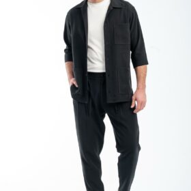 Overshirt Vittorio 300-23-CALDERA Black