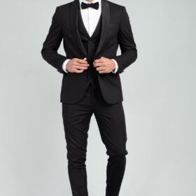 Κοστούμι Γαμπριάτικο Vittorio 100-23-SMOKIN Black