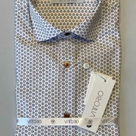 Πουκάμισο Vittorio 800-23-4003 Off White