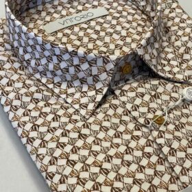 Πουκάμισο Vittorio 800-23-4021 Brown