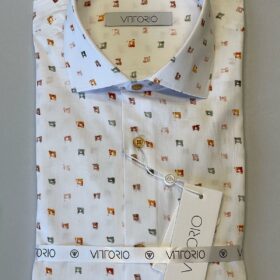 Πουκάμισο Vittorio 800-23-4024 Off White