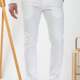 Παντελόνι Vittorio 500-23-REBBIO White