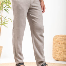 Λινό παντελόνι Vittorio 500-24-Island Fanco