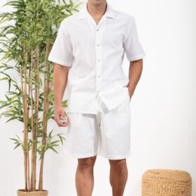 Λινό Πουκάμισο Vittorio 800-24-5000 White