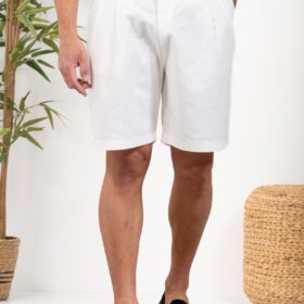 Λινή Βερμούδα Vittorio 500-24-renato White