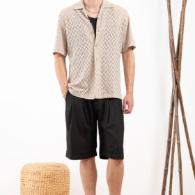 Πουκάμισο Vittorio 800-24-103 Beige