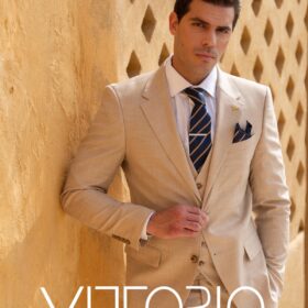 Κοστούμι Vittorio 100-24-PONTE Beige
