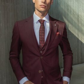 Κοστούμι Vittorio 100-2324-FLAVIO Bordeaux