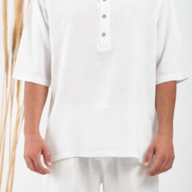 Overshirt Vittorio 300-24-SPIAGGIA White