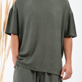 Μπλούζα Vittorio Oversized 200-24-IOS Olive
