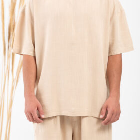 Μπλούζα Vittorio Oversized 200-24-IOS Beige