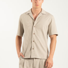Πουκάμισο Vittorio 800-25-BARENO Beige