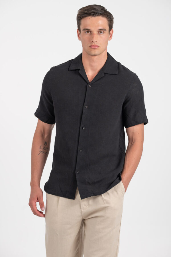 Πουκάμισο Vittorio 800-25-205 BLACK