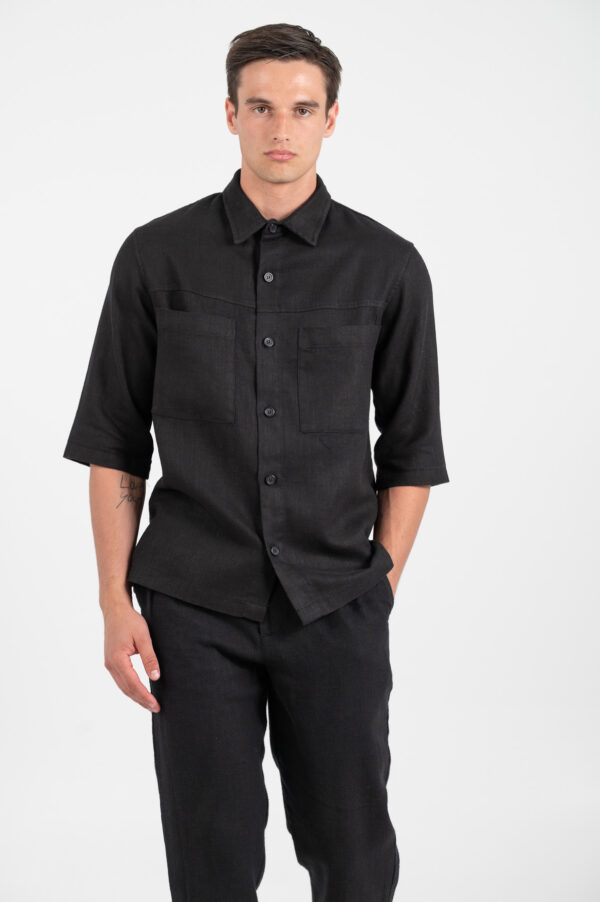 Overshirt Vittorio 300-25-SUNSIRE BLACK