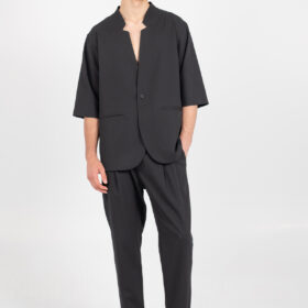 Overshirt Vittorio 300-25-ALBERTO BLACK