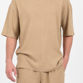 Μπλούζα Vittorio Oversized 200-25 VERDE BEIGE