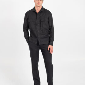 Overshirt Vittorio 300-25-ISLAND BLACK