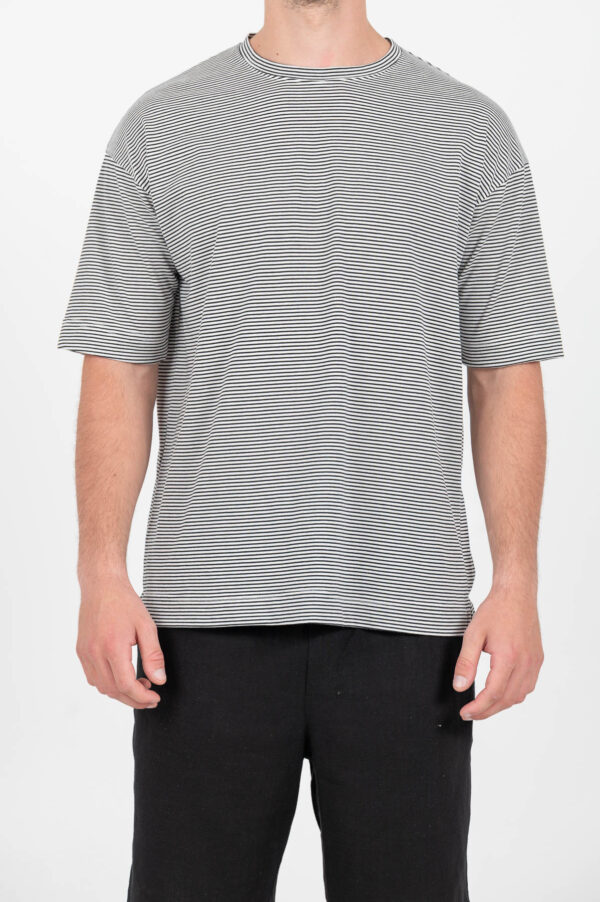 Μπλούζα Vittorio 200-25-177 BLACK/OFF WHITE