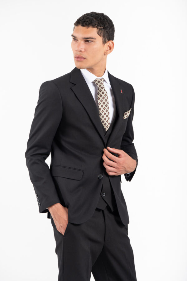 Κοστούμι Vittorio 100-2526-ADRIANO BLACK - Image 6