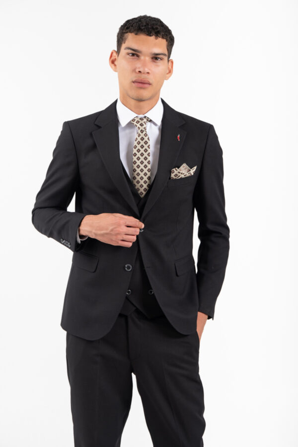 Κοστούμι Vittorio 100-2526-ADRIANO BLACK - Image 8