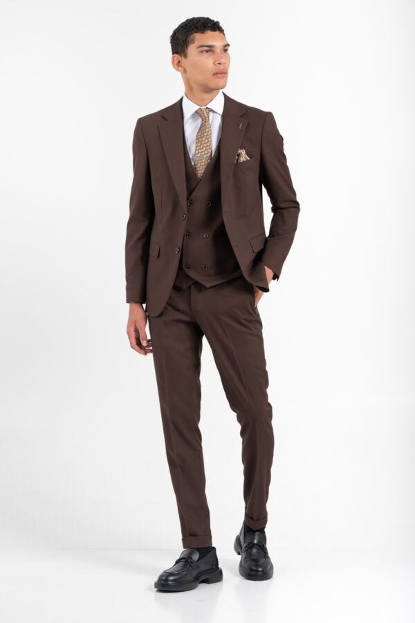Κοστούμι Vittorio 100-2526-ADRIANO BROWN - Image 5