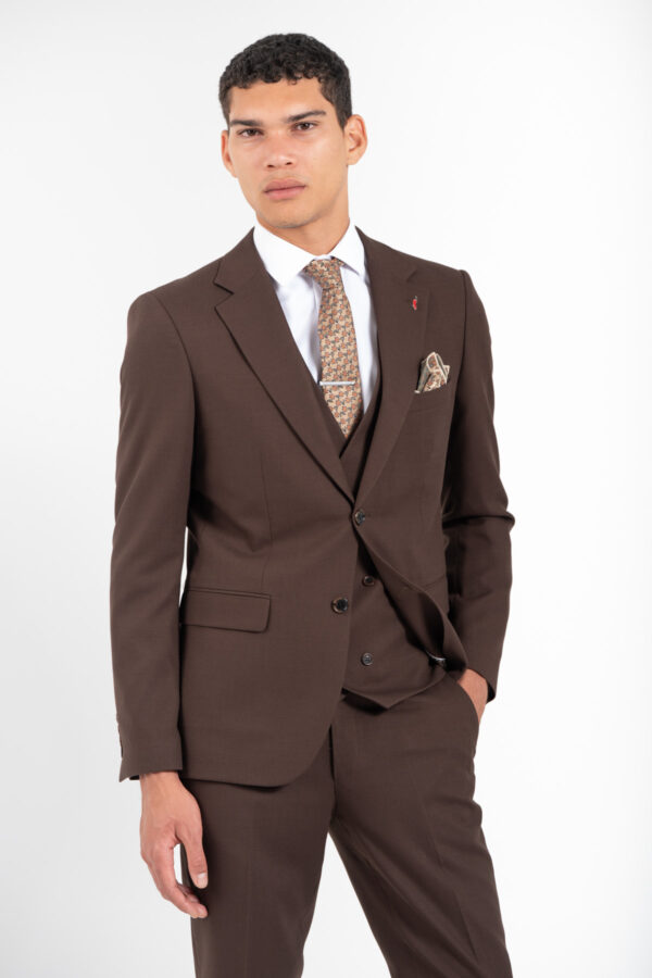 Κοστούμι Vittorio 100-2526-ADRIANO BROWN - Image 7