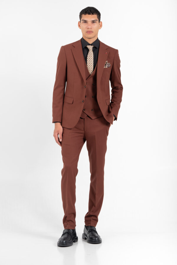 Κοστούμι Vittorio 100-2526-ADRIANO CINNAMON - Image 4