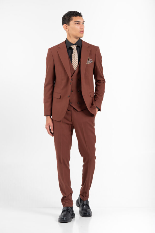 Κοστούμι Vittorio 100-2526-ADRIANO CINNAMON - Image 5