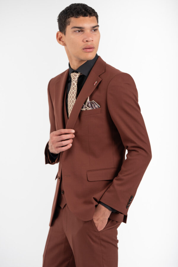 Κοστούμι Vittorio 100-2526-ADRIANO CINNAMON - Image 6